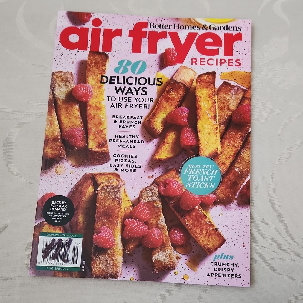 4/$15 Better Homes And Gardens Air Fryer Recipes Magazine 6/23
